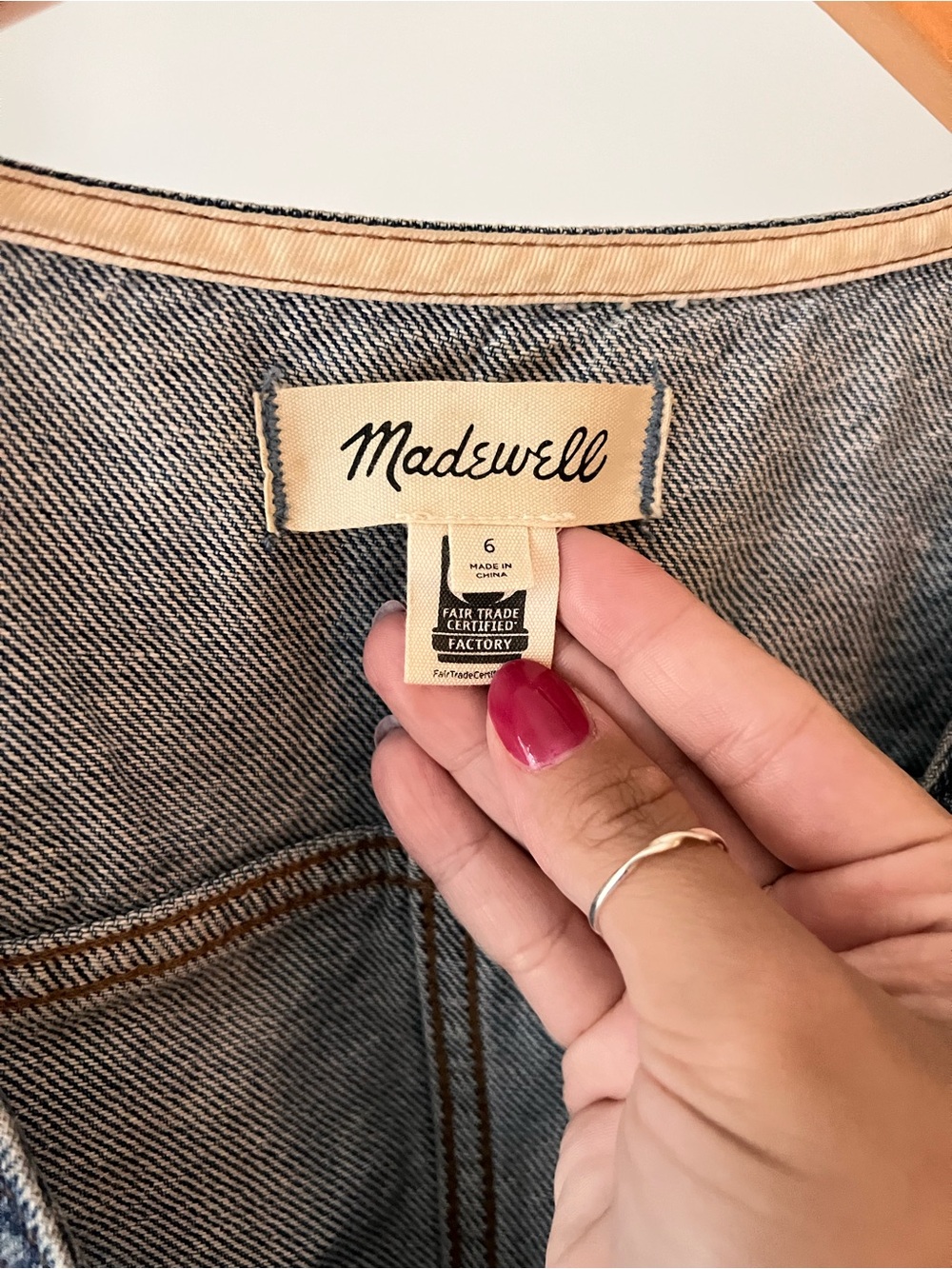 Madewell Denim Button Vest - Picture 3 of 3